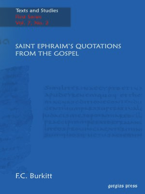 cover image of Saint Ephraim's Quotations From the Gospel